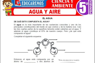 Ejercicios de Agua y Aire para Quinto Grado de Primaria