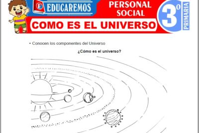 Ejercicios de Como es el Universo para Tercer Grado de Primaria