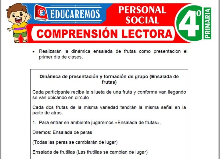 Comprensión Lectora para Cuarto de Primaria » (Fichas GRATIS) 📚