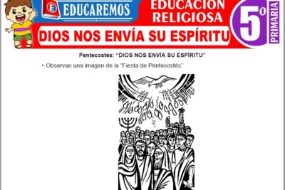 Ejercicios de Dios nos Envía su Espíritu para Quinto Grado de Primaria