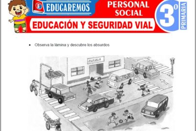 Ejercicios de Educación y Seguridad Vial para Tercer Grado de Primaria