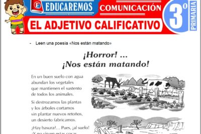 Ejercicios del Adjetivo Calificativo para Tercer Grado de Primaria