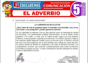 El Adverbio para Quinto de Primaria » (Fichas GRATIS) 📚