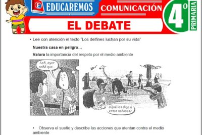 Ejercicios del Debate para Cuarto Grado de Primaria