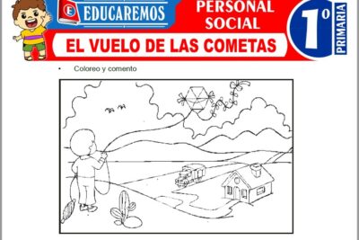 Ejercicios del Vuelo de las Cometas para Primer Grado de Primaria