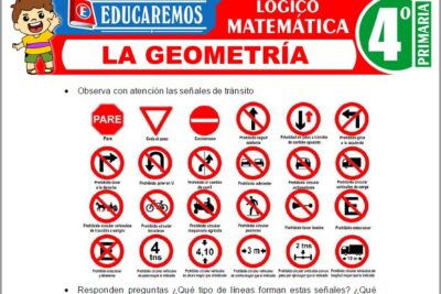 Ejercicios de La Geometría para Cuarto Grado de Primaria