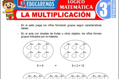 Ejercicios de La Multiplicación para Tercer Grado de Primaria