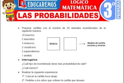 Ejercicios de Las Probabilidades para Tercer Grado de Primaria