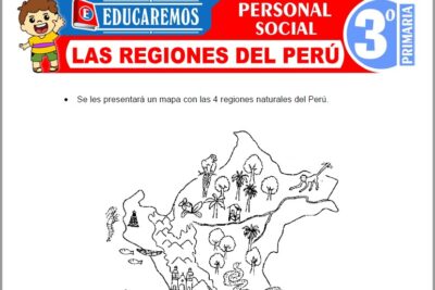 Ejercicios de Las Regiones del Perú para Tercer Grado de Primaria