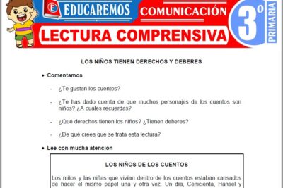 Ejercicios de Lectura Comprensiva para Tercer Grado de Primaria