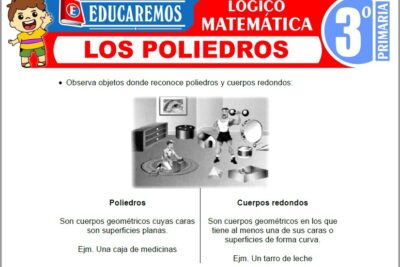 Ejercicios de Los Poliedros para Tercer Grado de Primaria