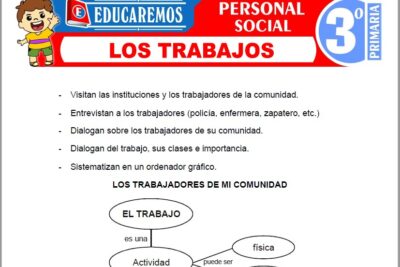 Ejercicios de Los Trabajos para Tercer Grado de Primaria