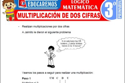 Ejercicios de Multiplicación de Dos Cifras para Tercer Grado de Primaria
