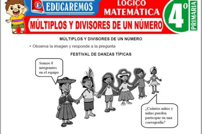 Ejercicios de Múltiplos y Divisores de un Número para Cuarto Grado de Primaria