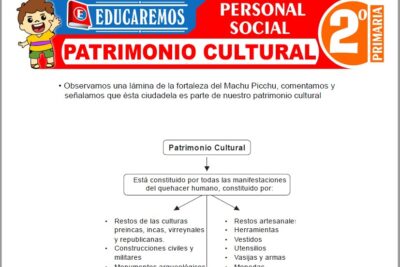 Ejercicios de Patrimonio Cultural para Segundo Grado de Primaria