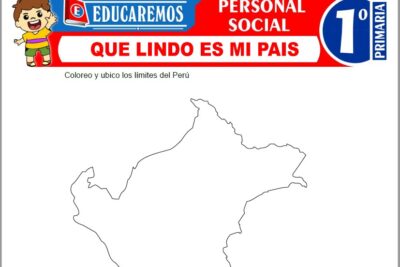 Ejercicios de Que lindo es mi Pais para Primer Grado de Primaria