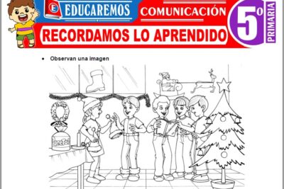 Ejercicios de Recordamos lo Aprendido para Quinto Grado de Primaria