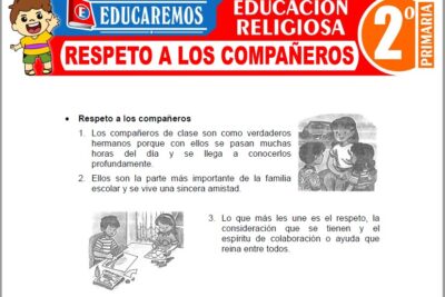 Ejercicios de Respeto a los Compañeros para Segundo Grado de Primaria