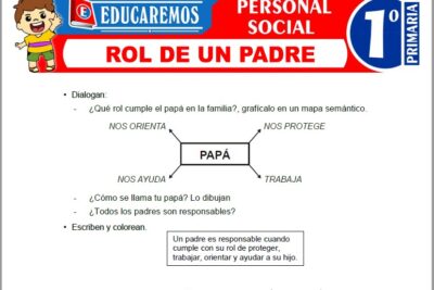 Ejercicios de Rol de un Padre para Primer Grado de Primaria