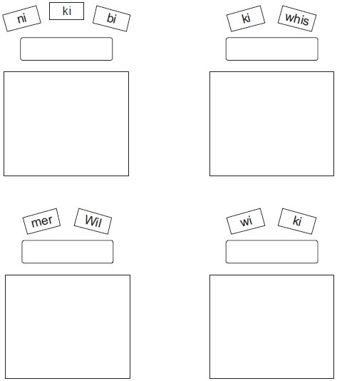 Ejercicios de Formando Palabras y Oraciones para Primer Grado de Primaria