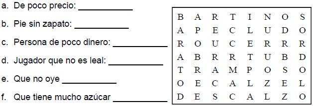 Ejercicios del Adjetivo Calificativo para Tercer Grado de Primaria