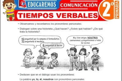 Ejercicios de Tiempos Verbales para Segundo Grado de Primaria